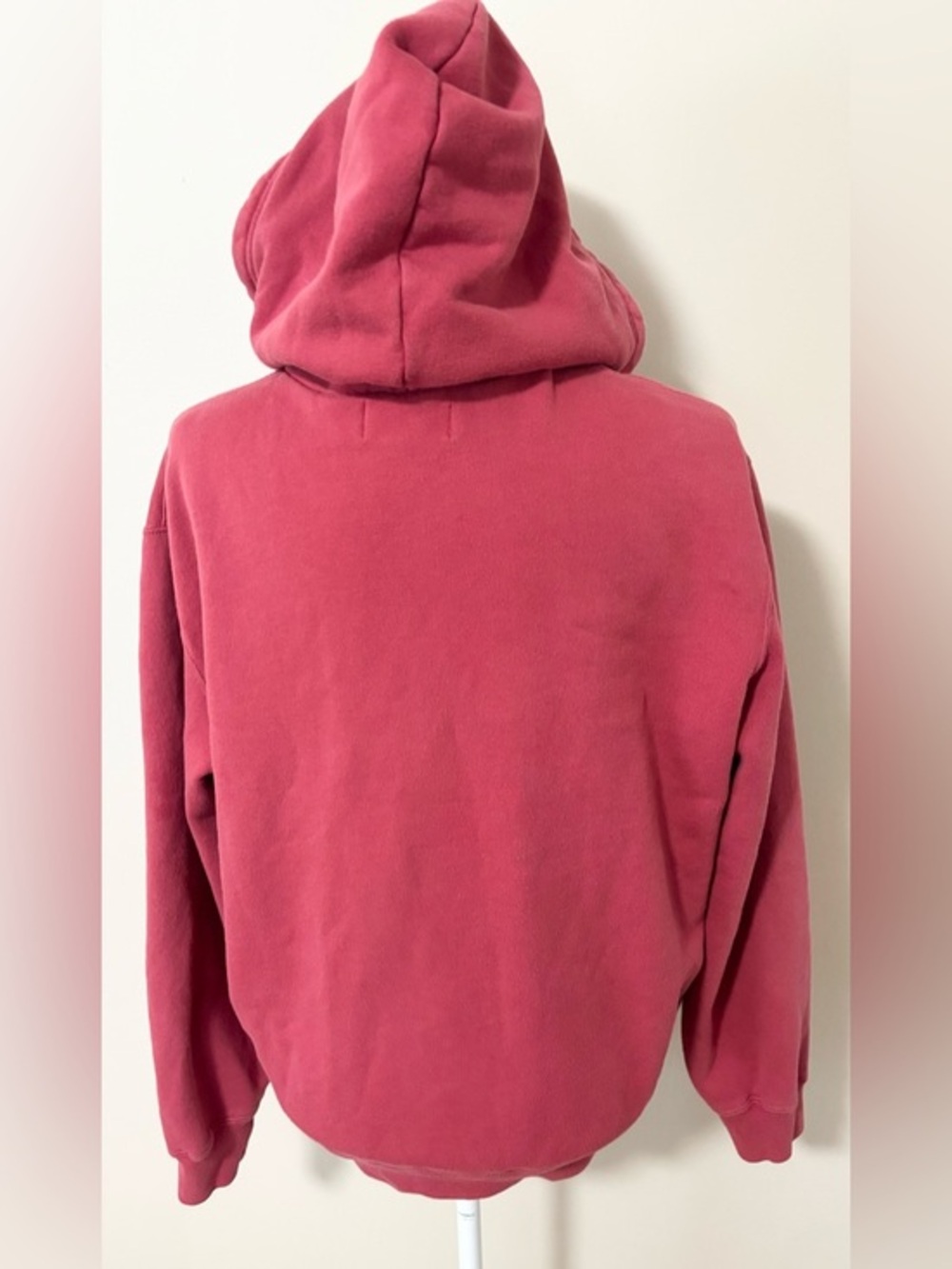 Polo Ralph Lauren Vintage Red Oversized‎ Full Zip Hoodie - Picture 3 of 6